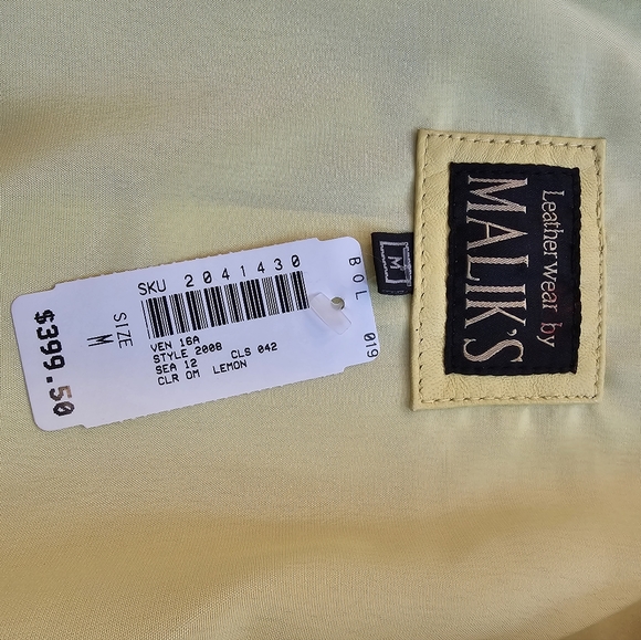 Buttery soft Malik's Lambskin jacket/blazer. NWT - Picture 6 of 6